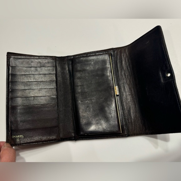 Chanel vintage caviar leather clutch wallet - Picture 13 of 15